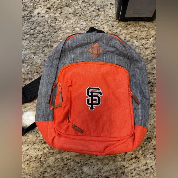 New Era San Francisco Giants Cram Action Backpack MLB Baseball Team Laptop Slot - Picture 5 of 11